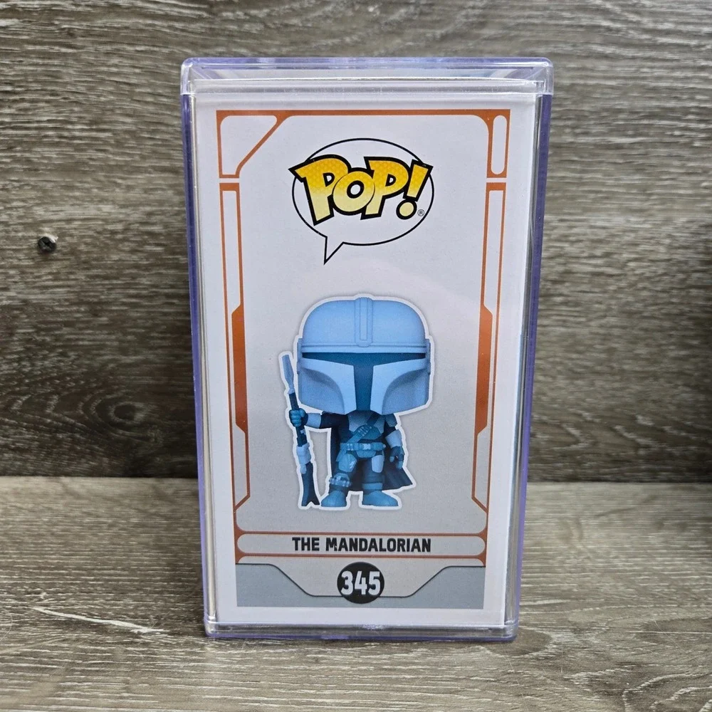 Funko Pop! Star Wars Lot - Yoda + Mandalorian- Glow Walgreens + EE Exclusive 2